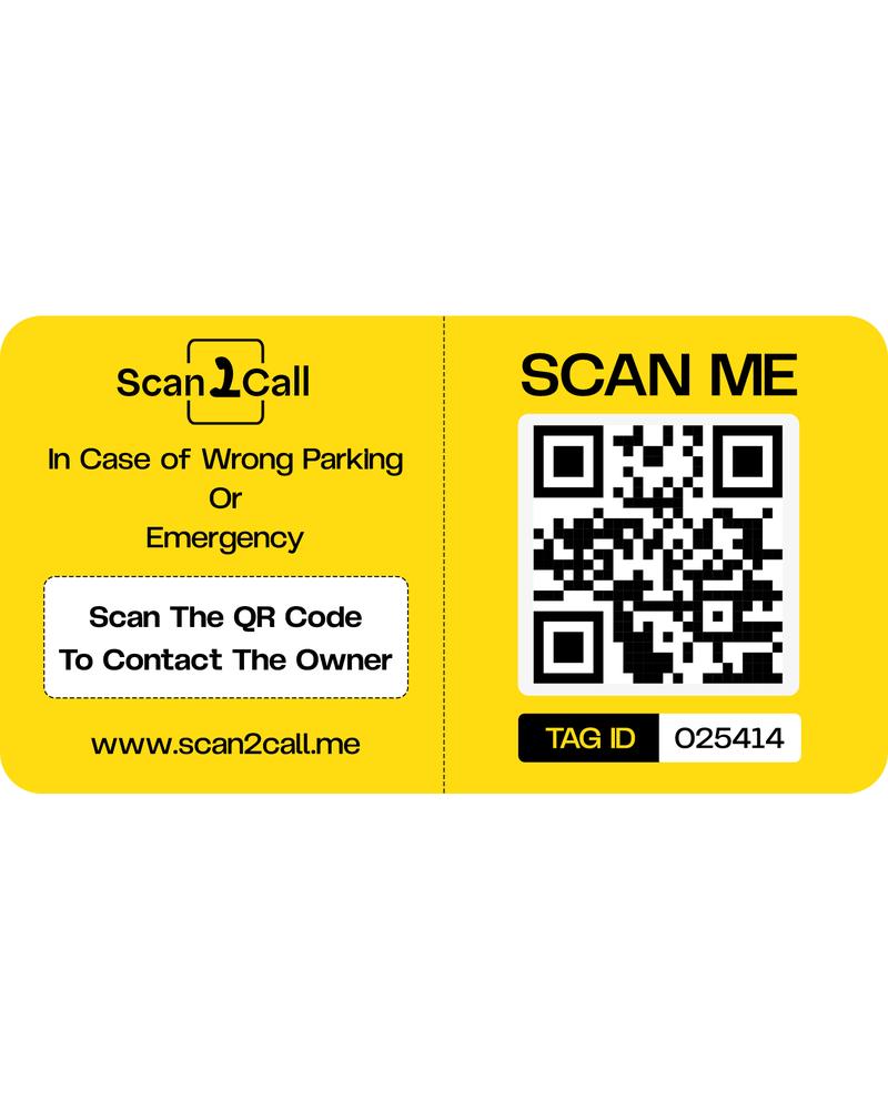 š Scan2Call ā 4 Wheeler QR Tag