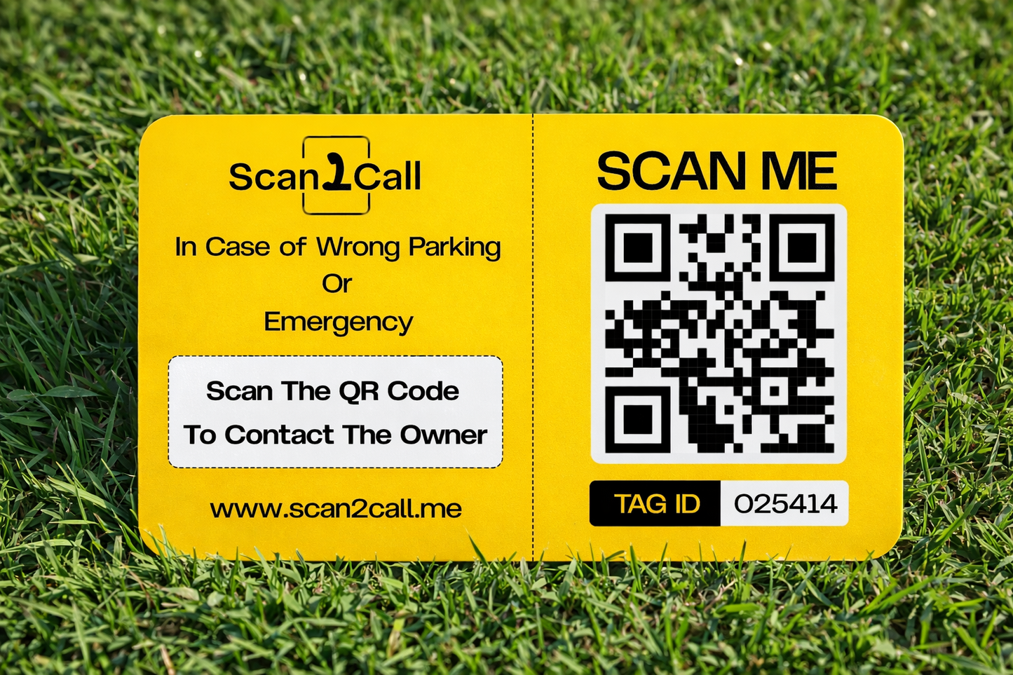 Scan2Call – 4 Wheeler QR Tag