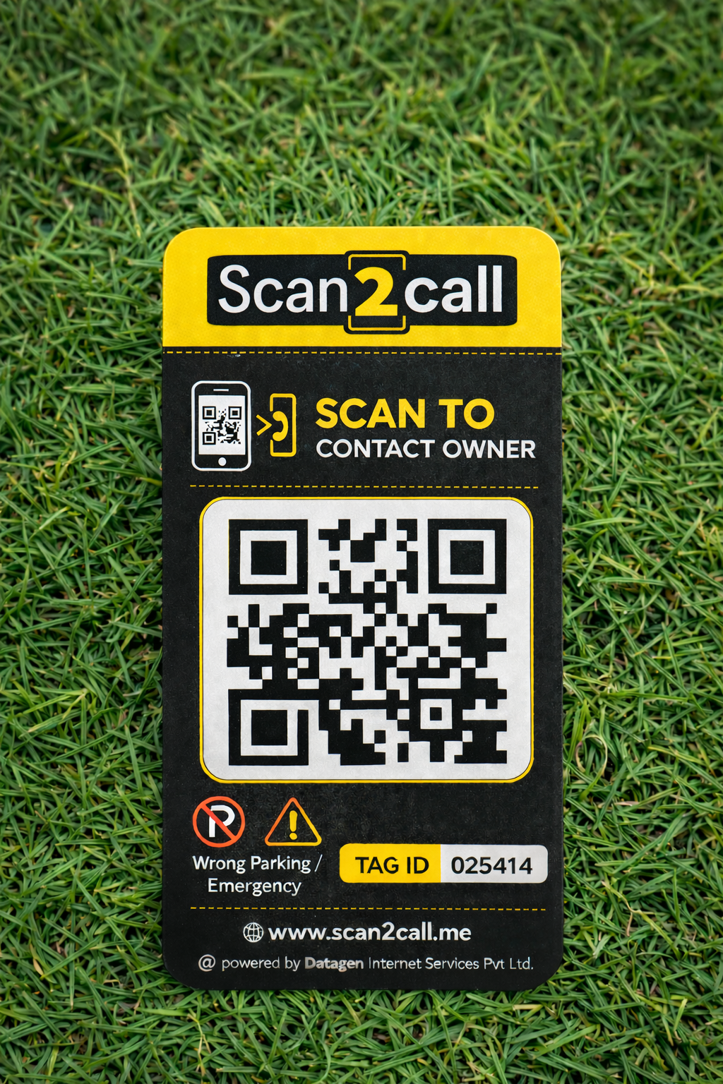 Scan2Call – 2 Wheeler QR Tag