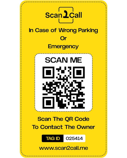 π΅ Scan2Call β 2 Wheeler QR Tag