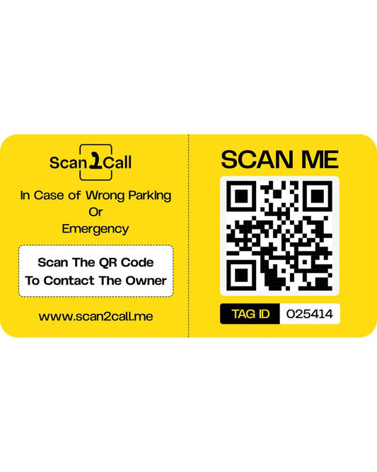 π Scan2Call β 4 Wheeler QR Tag