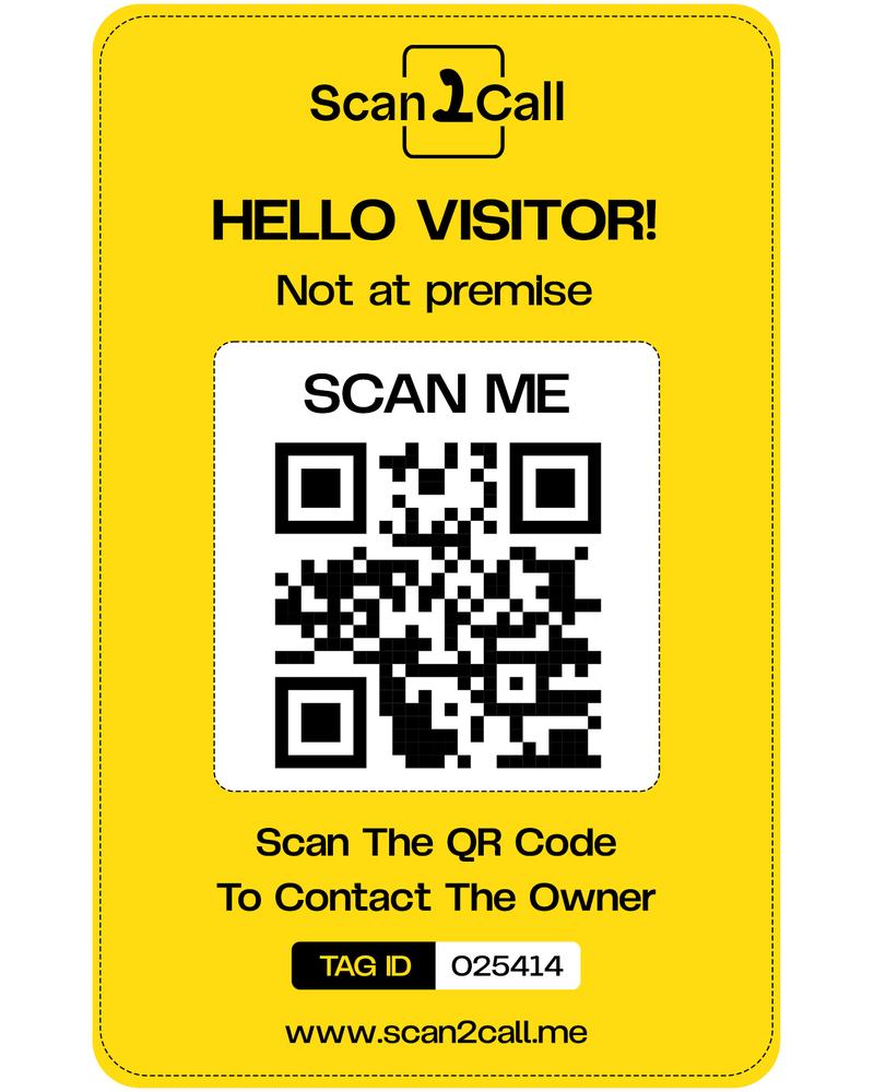 🏠 Scan2Call – Premise QR Tag