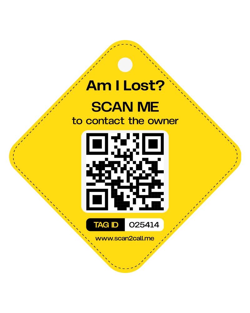 🧳 Scan2Call – Luggage QR Tag